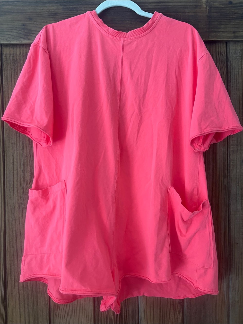 Men's Short-Sleeve Pocket Tee - Bright Sunset- FP Movement Hot Shot Tee Romper